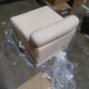 Dog Stairs for Small Dogs and Cats  2-in-1 Dog Ramp for Couch and Low Bed, 16.5'' Foldable Wooden Pet Ramp, Sturdy Multi-Use Split Ottoman Design, Beige