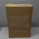 StorageWorks Extra Large Storage Bins with Lids, 55L Decorative Organizer with Divider Board, Fabric Boxes with Handles, Mixing of Brown & Beige, 2-Pack (Jumbo)