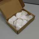 uxcell 15pcs Rubber End Caps 30mm ID Vinyl Round End Cap Cover Screw Thread Protectors White