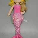 The Petting Zoo Mermaid Doll with Sea Lion Stuffed Animal- Great Gifts for Girls, Mermaid Plush Doll with Sea Lion Plush Toy, 17 inch (Blonde)
