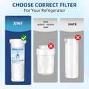 XWF (Not XWFE) Replacement for GE XWF Water Filter WR17X30702 GBE21 GDE21 GDE25 GFE24 GFE26 GNE21 GNE25 GNE27 GNE27 GWE19 GYE18