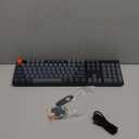 Keychron K10 Full Size 104 Keys Bluetooth Wireless Mechanical Gaming Keyboard for Mac Windows K Pro Brown Switch, Multitasking/White LED Backlight/USB C Wired Computer Keyboard