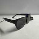 Foster Grant Oversized Cat Eye Sunglasses, Black Frame with Dark Lenses mod: EMB
