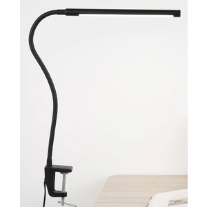LIGHT LED Desk Lamp 28-in Adjustable Black Touch Swing-arm Desk Lamp with Metal Shade, Black
