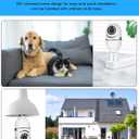 Light Bulb Security Camera Wireless Outdoor Indoor 2.4G WiFi Security Cameras for Home Security 360 PTZ Camera Motion Detection and Alarm Two-Way Audio Based E27 Light Bulb Socket