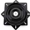 Fasmov 7" Heavy Duty Bar Stool Swivel Replacement Seat Swivel Base Bar Stool Swivel Plate, Black