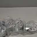 4 All Steel Swivel Plate Caster Wheels Heavy Duty High-Gauge Steel Gray (4" Metal Swivel Caster Gray - No Brake)