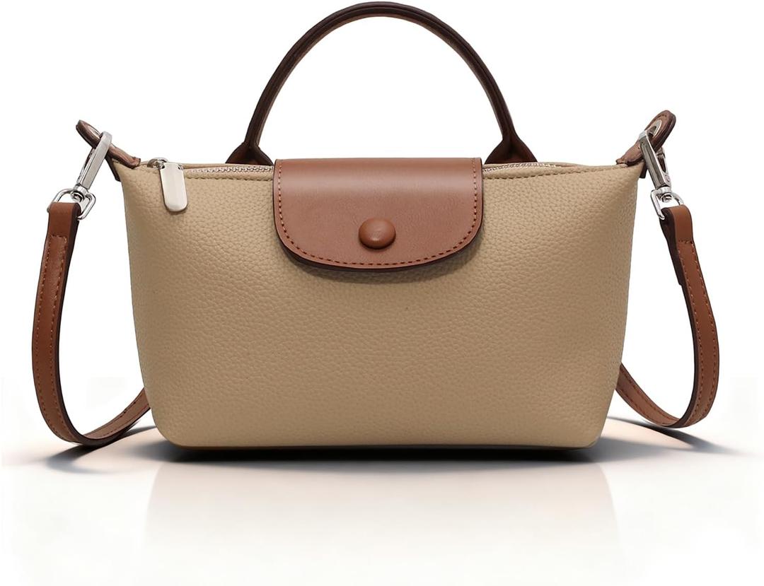Small Crossbody Bags for Women Trendy Shoulder Purse Dumpling Handbag Lightweight Everyday Handbag Stylish Travel Phone Purse with Inner Zipper Pocket (8.66" x 5.12")