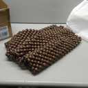 Natural Wood Beaded Seat Cover Massaging Cooling Cushion for Car Truck. Keeps The Back from Getting Sweaty While Driving. Makes Driving More Bearable and Less Painful On Long Trips (Everyday Vechicles (Pickup, SUV, Sedan, MPV))