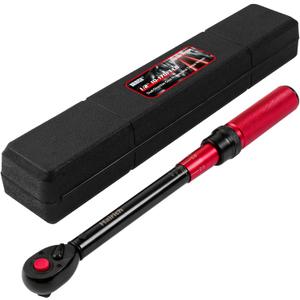 1/2 Inch Drive Click Torque Wrench, Dual-direction Torque Wrench 10-170.0ft.lb/13.60-230.5Nm, 72-tooth Torque Wrenches with Dual Range Scales, 3% High Precision For Bike