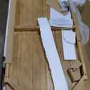 Plank+Beam Forma Coffee Table, Solid Wood 48 Inch Modern Coffee Table with Shelf, Contemporary Center Table with Storage Space, Rectangle Tea Table with Storage, Pecan