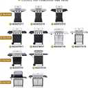 Grill Replacement Parts for Charbroil Performance 4 Burner 463342119, 463342118, 463332718, 463347017, 463376419, 463335517,463377017, Char-Broil 463342119 Parts,Char-Broil 463332718 Replacement Parts