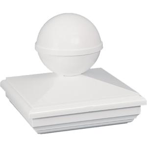 Classy Caps BN244 New England Ball PVC Post Cap, 4" x 4"