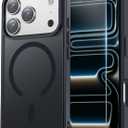 Temdan for iPhone 17 Pro Max Case with Screen Protector, Compatible with Magsafe, Anti-Yellowing, Military-Grade Protection, Shockproof Slim Magnetic Phone Case Cover, Black