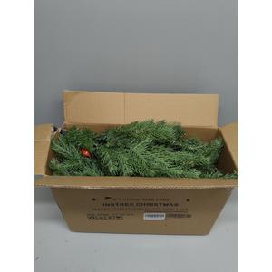 3FT Pre-lit Artificial Small Mini Christmas Tree with Warm White Multi-Color LED Lights, Remote Control and Timer, Perfect for Xmas Tabletop Decorations, Home, Kitchen, Dining Table top Green