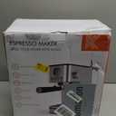 KOIOS Espresso Machines, Upgraded 1200W Espresso Maker with Foaming Steam Wand, 20 Bar Semi-Automatic Steam Espresso Coffee Maker for home, Cappuccino & Latte Machine with 58oz Removable Water Tank