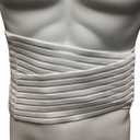 OTC Lumbosacral Support, 7-inch Lower Back, Lightweight Compression, Elastic, White, Large
