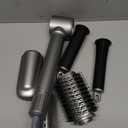 All-in-One Air Styler - Auto Curl, Straighten, Volumize, Dry - 160000 RPM High-Speed for Faster Styling - Reduces Heat Damage & Frizz Hair Styling Irons - Ionic Blow Dryer Brush for All Types (Nickel)