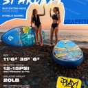 Starcity 11'6"x35"x6" Inflatable Stand Up Paddle Board, Extra Wide SUP Board for Stable Lake Paddling, 450 Pound Capacity Paddle Board for Beginners