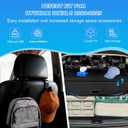 AUXKO Retractable Cargo Cover for Hyundai Ioniq 5 2025 2024-2022 with 4PCS Headrest Hooks, Trunk Cover Luggage Security Shade Cover Shielding Shade Anti-Peeping Luggage Privacy Screen, Carbon Fiber