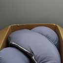 QUEEN ROSE Pregnancy Pillow, U Shaped Full Body Pillows for Sleeping Support, 55 Inch Maternity Pillow for Pregnant Women with Cooling Silky Cover, Blue