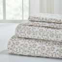 Modern Threads 4-Piece 100% Cotton Flannel Sheet Set  Soft and Durable for Every Season, Vevian King