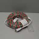 33FT Christmas Candy Cane Rope Lights, Waterproof 396 LEDs Candy Cane Outdoor Christmas Decorations, Red White and Green Christmas Lights for Garden, Yard, Party, Holiday Xmas Decor Indoor and Outdoor