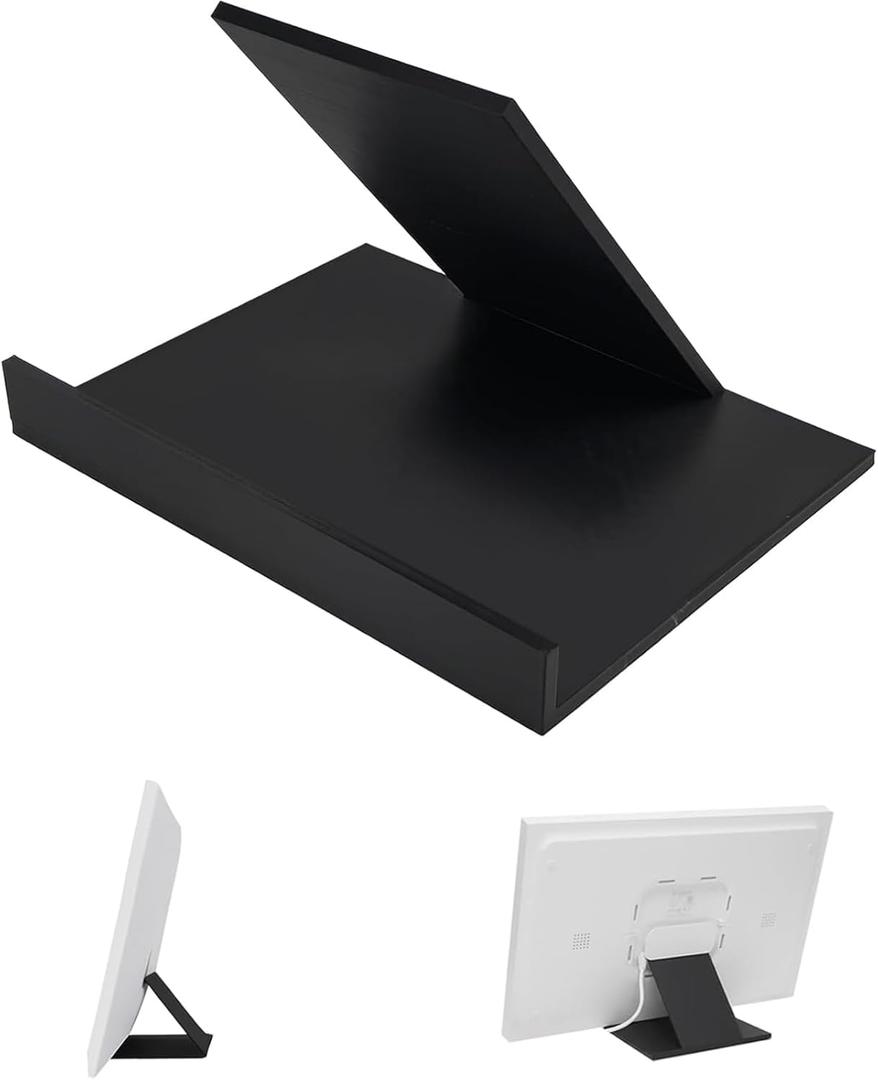 Desk Stand for Skylight Calendar Max 27 Inch  Compatible with Skylight Max Digital Calendar, Tool-Free Setup, Versatile Desk & Wall Mount Holder (Black)