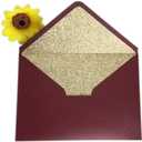 25 PCS Pearl Burgundy with Rose Gold glitter Envelopes A7 ,5.35 x 7.7 inches, Perfect for 5x7 Wedding Invitation Cards,Birthday Greeting RSVP Invite