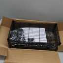 5 Tier Standing Metal Wire Shelving Unit, Adjustable Height, Storage Shelf Units for Laundry Bathroom Kitchen Pantry Closet (11.6" D x 21.2" W x 49" H inches, Black)