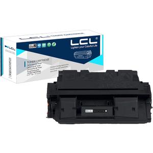 LCL Compatible Toner Cartridge Replacement for HP 61A 61X C8061A C8061X 10000 Pages 4100 4100N 4100TN 4100dtn 4100MFP (1-Pack Black)