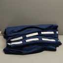 HPD Half Price Drapes Heritage Plush Velvet Curtains 96 Inches Long Room Darkening Curtains for Bedroom & Living Room 100W x 96L, (1 Panel), Eternal Blue