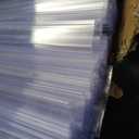 Shelf Label Strips with Shelf Talker Grippers, 100 Pack Snap-in 1.25H Shelf Strip Price Tag Holder Fits Standard Gondola Shelf Channel, Clear Plastic Front and Back Sign Holder for 48 Long Shelf, 47-11/16 inches