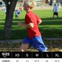 Boys Athletic Shirt Quick Dry Short Sleeve Performance Moisture Wicking T Shirt for Youth (M)