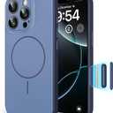 TAURI for iPhone 16 Pro Case, Upgrade Full Camera Protection, Camera Control, Compatible with Magsafe, Minimalist Slimmer Magnetic Phone Case for iPhone 16 Pro, Blue