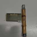 Bambaw Double Edge Safety Razor for Women & Men, Double Edge Razors with 5 Blades, Reusable Single Blade Razor, Eco-Friendly & Plastic Free  Slim Bamboo Silver