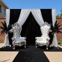 Sliver Sequin Backdrop Curtain Panels 20x10ft for Party,Rich Sliver Smooth Non Shedding Glitter Drapes,Shimmer Stretch Backdrop for Weddings Birthdays Parties Photography,4 Panels(5x10FT Each)