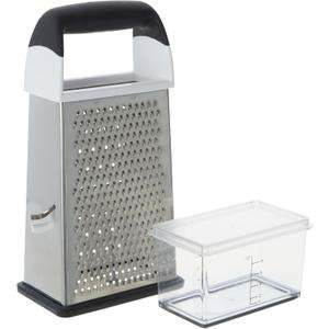 GoodCook Touch 4-sided Box Grater, Stainless Steel Blades with Collection Cup included