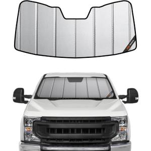Windshield Sun Shade for Ford F-250/F-350/F-450/F-550/F-600 2017-2022 Front Window Sunshade - Safeguard