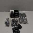 Panasonic Cordless Phone with Answering Machine, Advanced Call Block, Bilingual Caller ID and HighContrast Display, Expandable System with 2 Handset Cordless Telephones  KXTGD832M (Metallic Black)