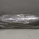 ForPro Full Round Bolster Pillow, Cool Grey, Oil and Stain-Resistant, for Massage and Yoga, 6 R x 26 L