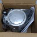 Electric Kettle with Glass Carafe for Tea and Coffee, BPA-Free, Fast Boiling, Auto Shut-Off, 1 Liter, 1500W, Glass and Steel