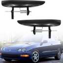 YHB Black Exterior Outside Door Handles fit for 1994-2001 Acura Integra Model GS-R/GS/LS/Type R Repair Drivers & Passengers Side Door Levers Only