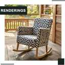 Two Steam - Bent Oak Rockers Runners - 1-1/16" Wide Wood Curved Legs for Chair or Bench Rocking Repair (Log)