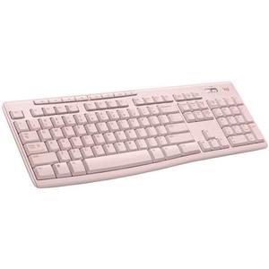 Logitech K270 Wireless Keyboard for Windows, 2.4 GHz Wireless, Full-Size, Number Pad, 8 Multimedia Keys, 2-Year Battery Life, Compatible with PC, Laptop - Rose