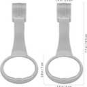 Toyvian Playpen Handles for Baby: 1 Pair Baby Playpen Pull up Rings - Pull Rings for Infant Toddler to Stand - Walking Exercises Assistant