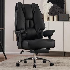EXCEBET BIG AND TALL OFFICE CHAIR 400LBS WIDE SEAT - BLACK