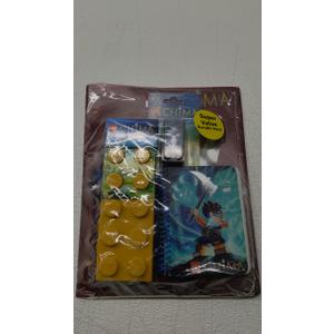 Lego School Set Includes: Pencil Case, Brick Sharpener, Chima Notebook, and Folder