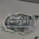 No Trespassing Private Property Sign 2 Pack, 10 x 7 inch (25x18cm) Rust Free Aluminum Warning Sign, UV Protected, Fade Resistant