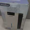 KeepGlad Dehumidifier, 98OZ Dehumidifiers for Home(1000sq.ft), Humidity Display Dehumidifier for Basement Bathroom Bedroom, Auto Shut Off, Washable Filter, Drain Hose, Timer, 7 Ambient Lights, Gray